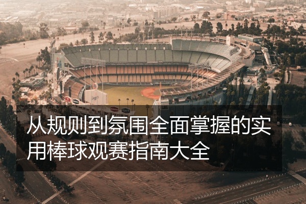从规则到氛围全面掌握的实用棒球观赛指南大全