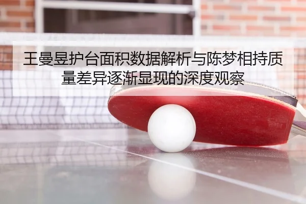 王曼昱护台面积数据解析与陈梦相持质量差异逐渐显现的深度观察